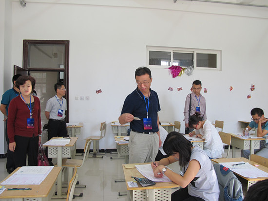 2015年咸阳市中级会计师考试顺利进行